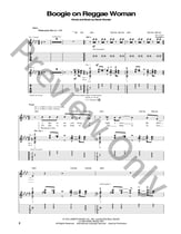 Boogie on Reggae Woman Guitar and Fretted sheet music cover